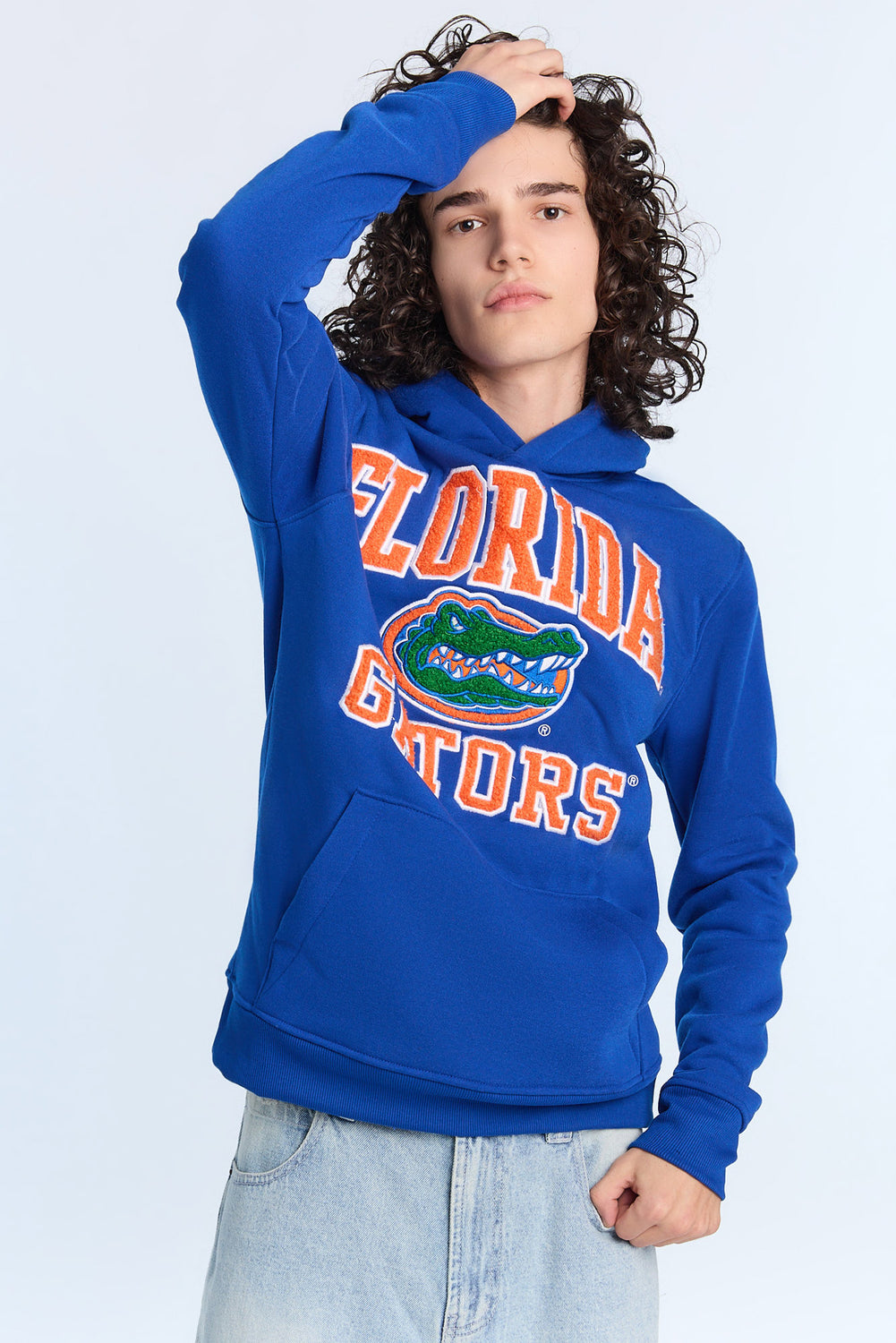 Mens Florida Gators Chenille Logo Hoodie Mens Florida Gators Chenille Logo Hoodie