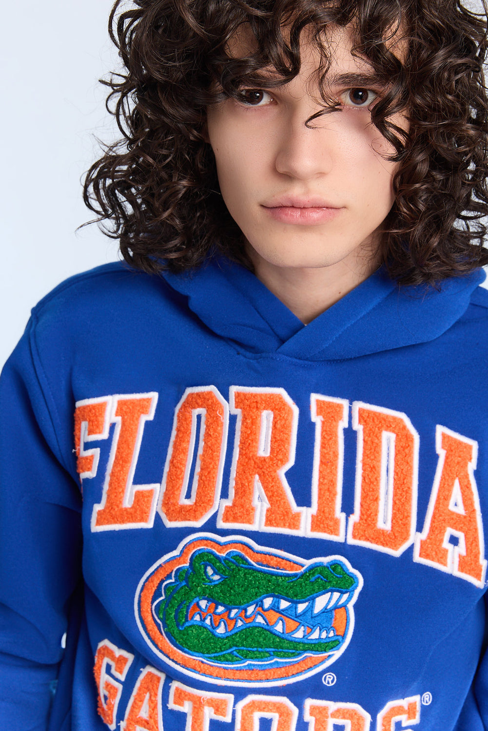 Mens Florida Gators Chenille Logo Hoodie Mens Florida Gators Chenille Logo Hoodie