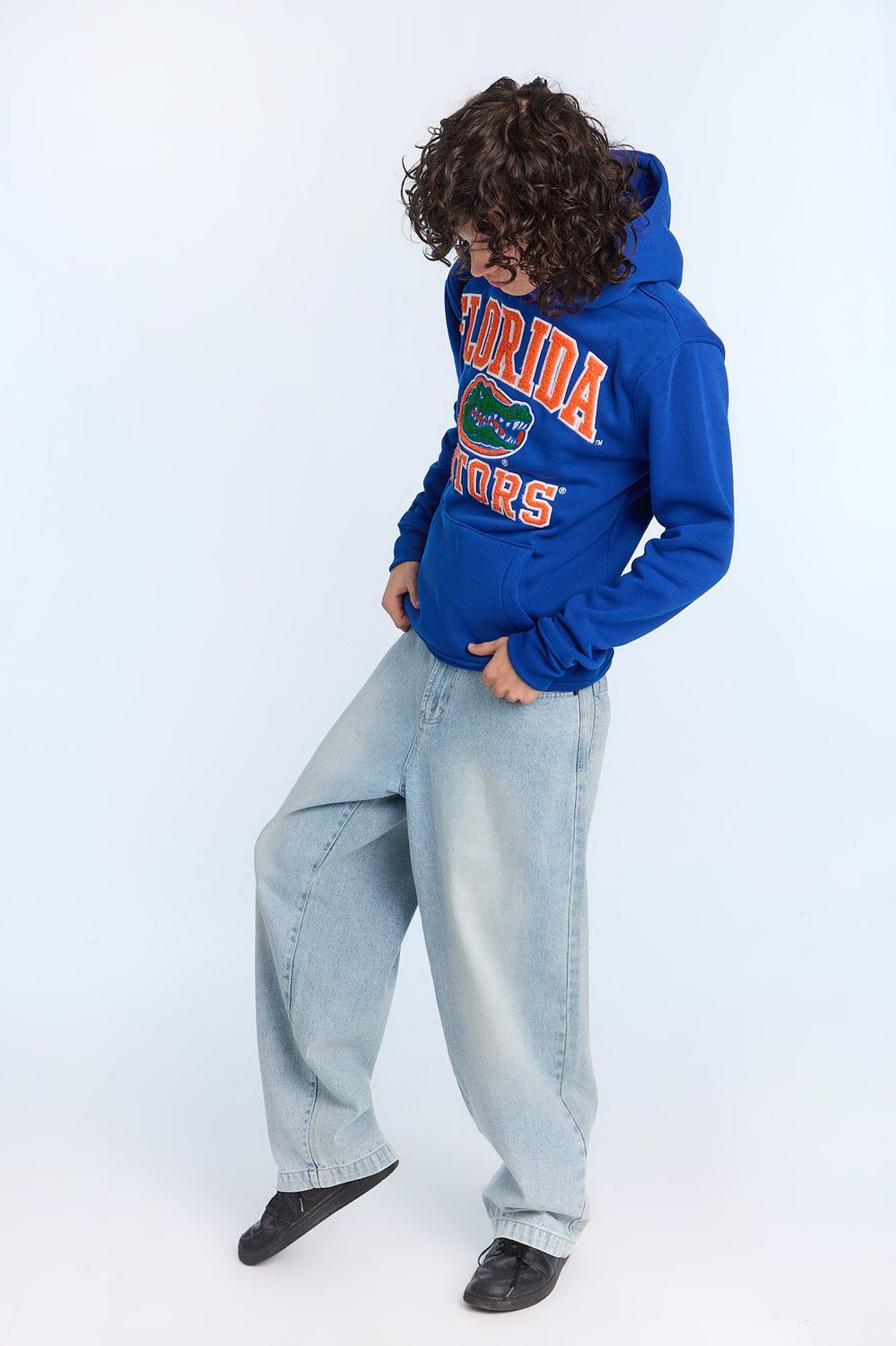 Mens Florida Gators Chenille Logo Hoodie Mens Florida Gators Chenille Logo Hoodie