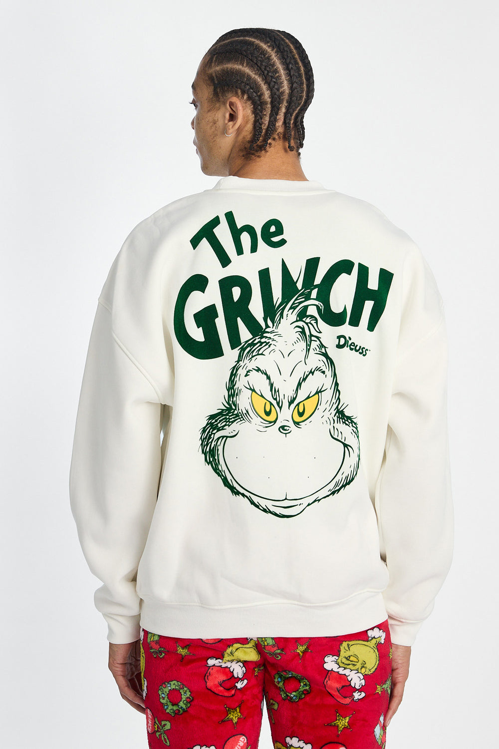 Sweatshirt à col ras du cou imprimé The Grinch homme Sweatshirt à col ras du cou imprimé The Grinch homme