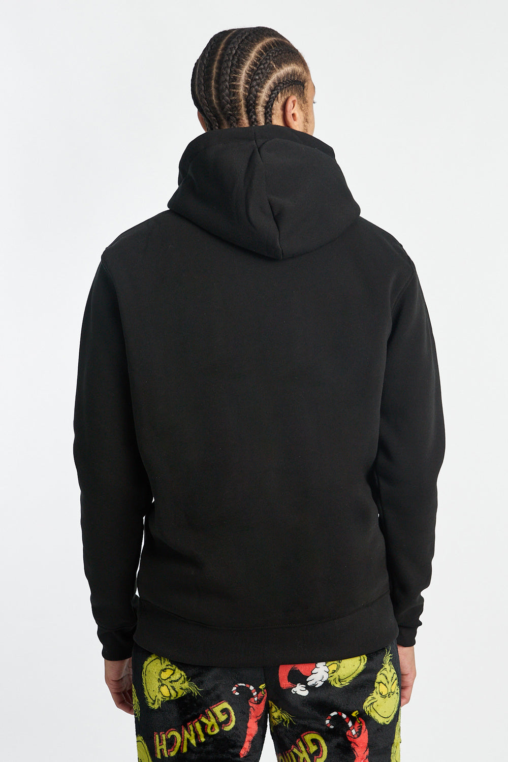 Mens The Grinch Chenille Graphic Hoodie Mens The Grinch Chenille Graphic Hoodie