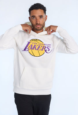 Mens LA Lakers Chenille Logo Hoodie