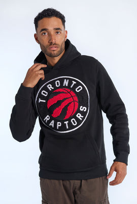 Mens Toronto Raptors Chenille Logo Hoodie