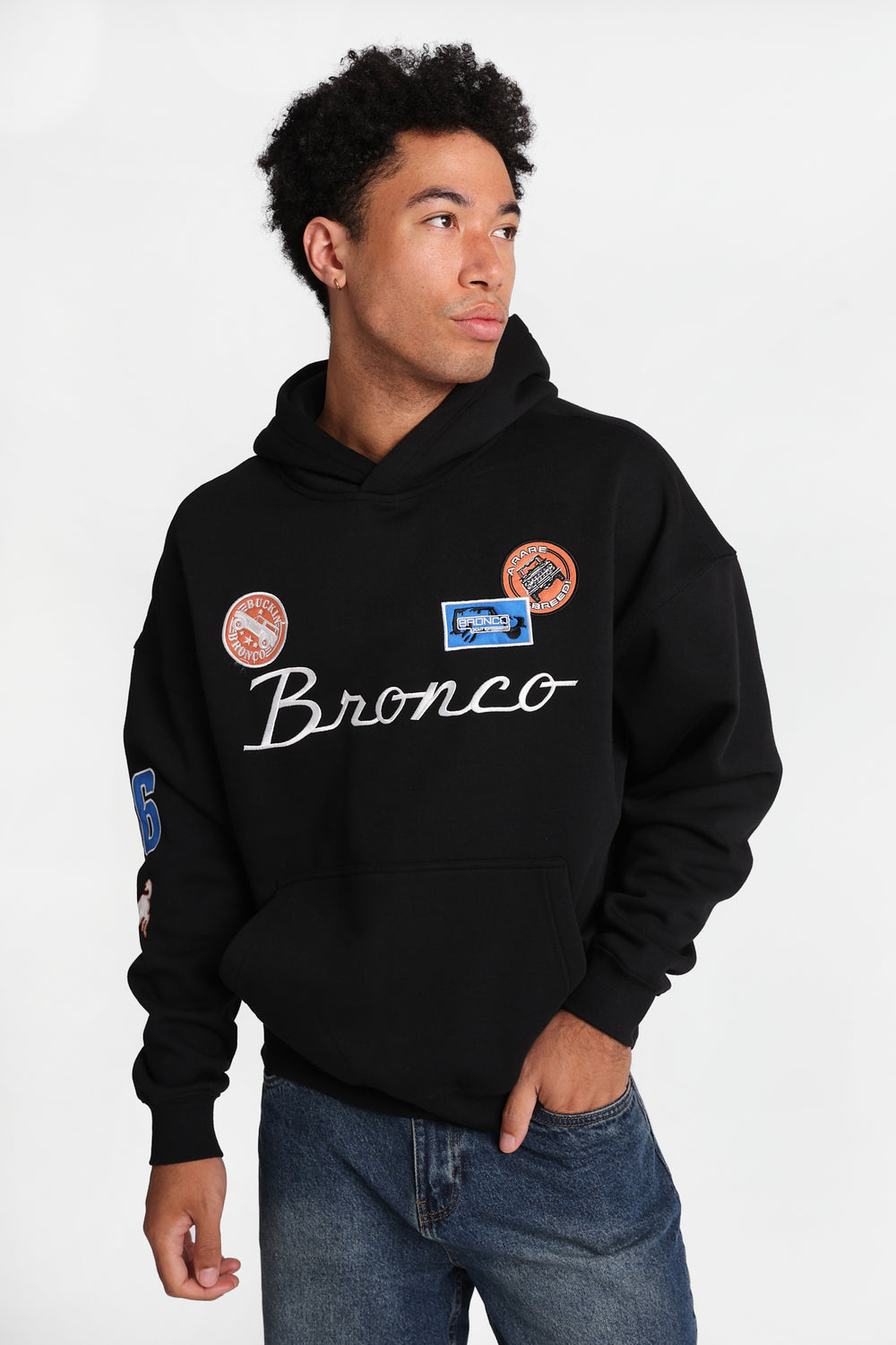 Ford Bronco Embroidered Graphic Hoodie Ford Bronco Embroidered Graphic Hoodie