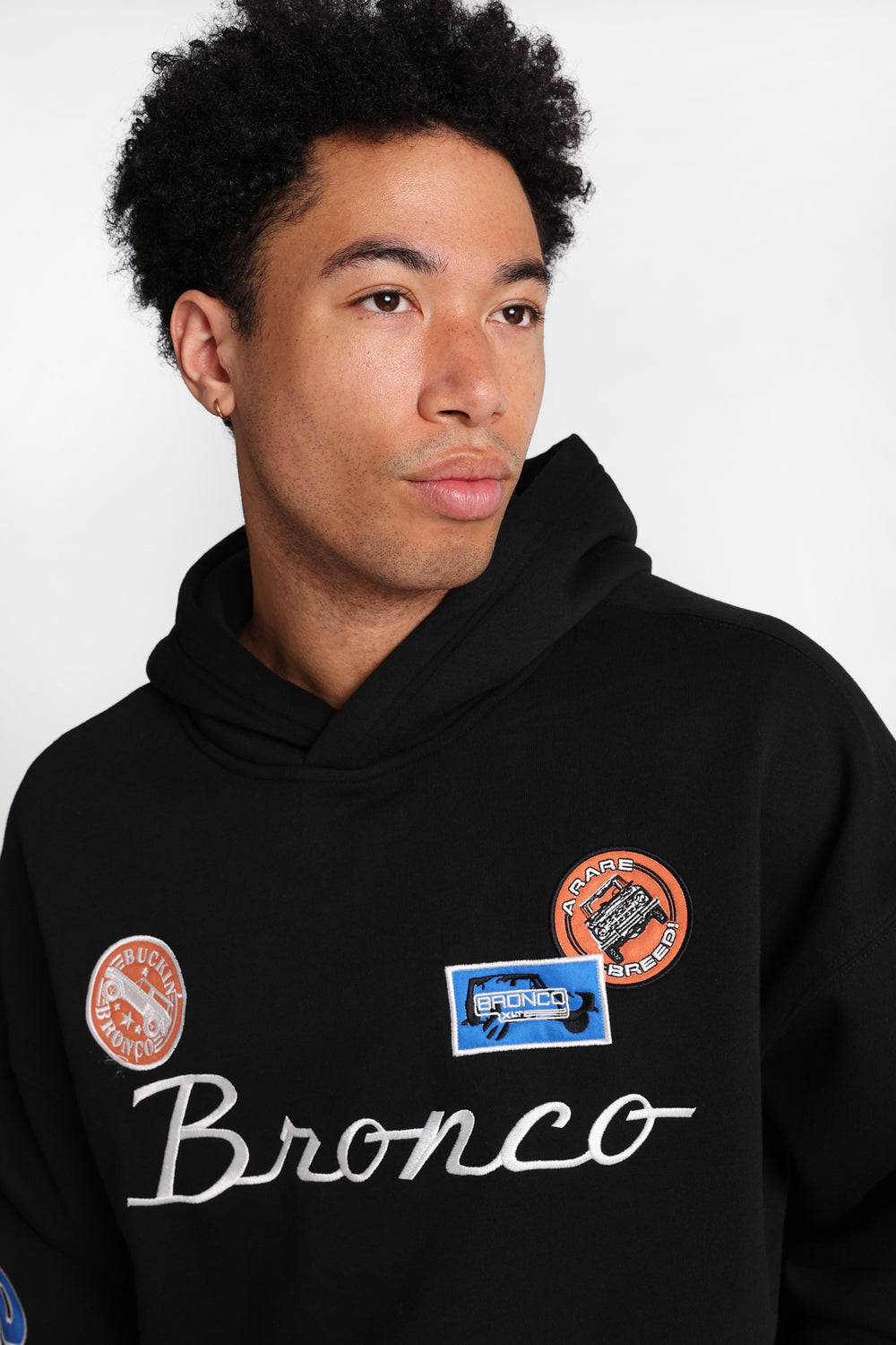 Ford Bronco Embroidered Graphic Hoodie Ford Bronco Embroidered Graphic Hoodie