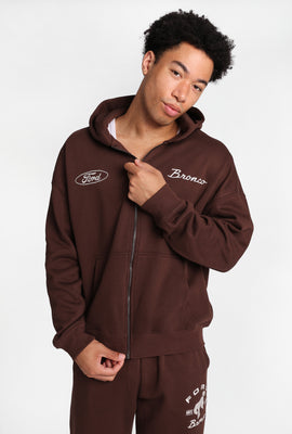 Ford Bronco Graphic Zip-Up Hoodie