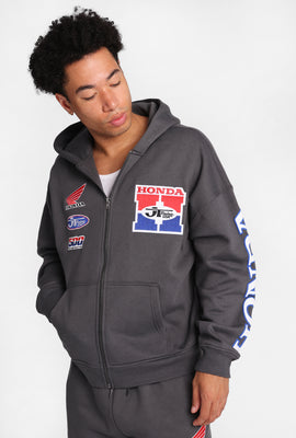 Haut à capuchon zippé Honda Racing