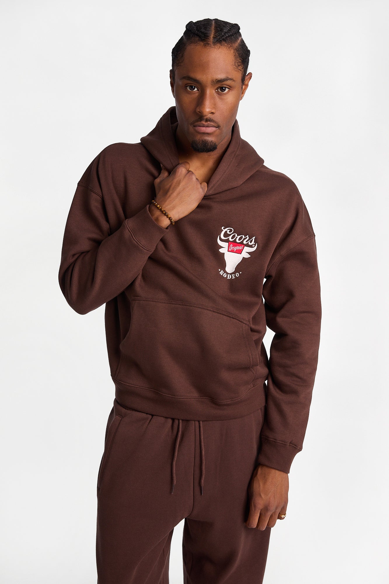 Coors Rodeo Graphic Hoodie - Brown /