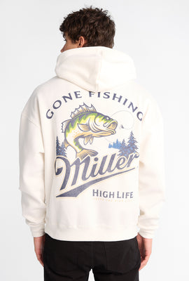 Haut à capuchon imprimé Miller Gone Fishing