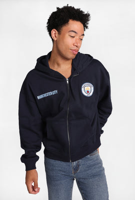 Manchester City Graphic Zip-Up Hoodie