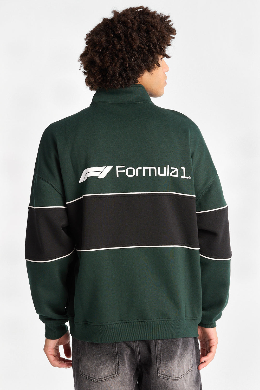 Formula 1 Colour Block Quarter-Zip Sweatshirt Formula 1 Colour Block Quarter-Zip Sweatshirt