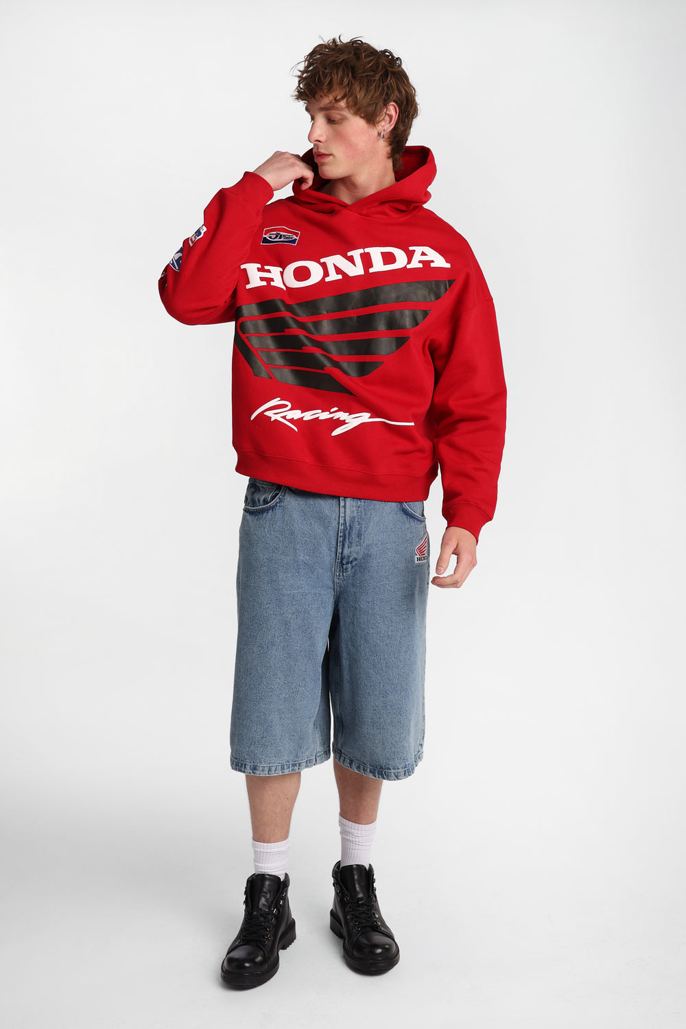 Honda Racing Wing Graphic Hoodie Honda Racing Wing Graphic Hoodie