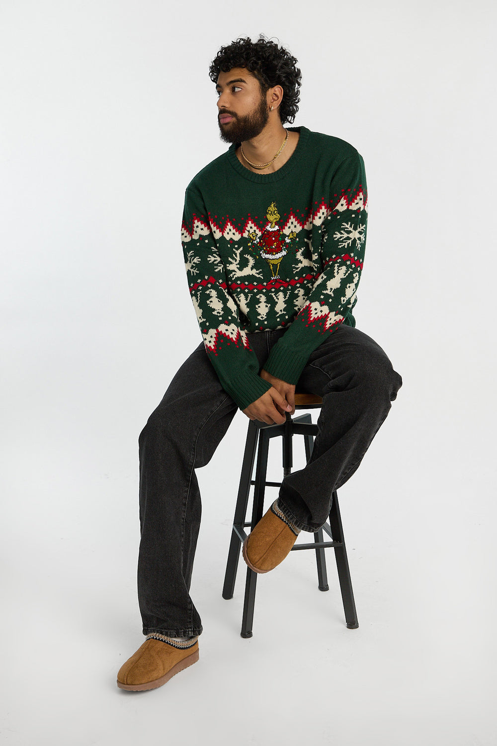 Chandail à motif des Fêtes The Grinch homme Chandail à motif des Fêtes The Grinch homme