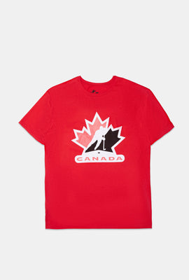 T-shirt imprimé logo Team Canada homme