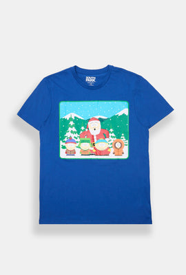 Mens South Park Santa Graphic T-Shirt