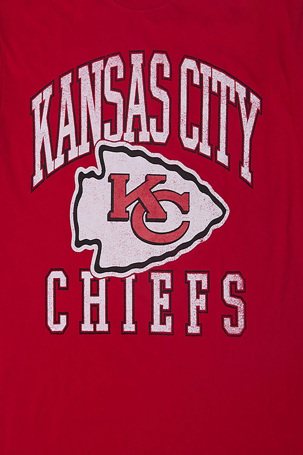 T-shirt surdimensionné imprimé Kansas City Chiefs homme T-shirt surdimensionné imprimé Kansas City Chiefs homme