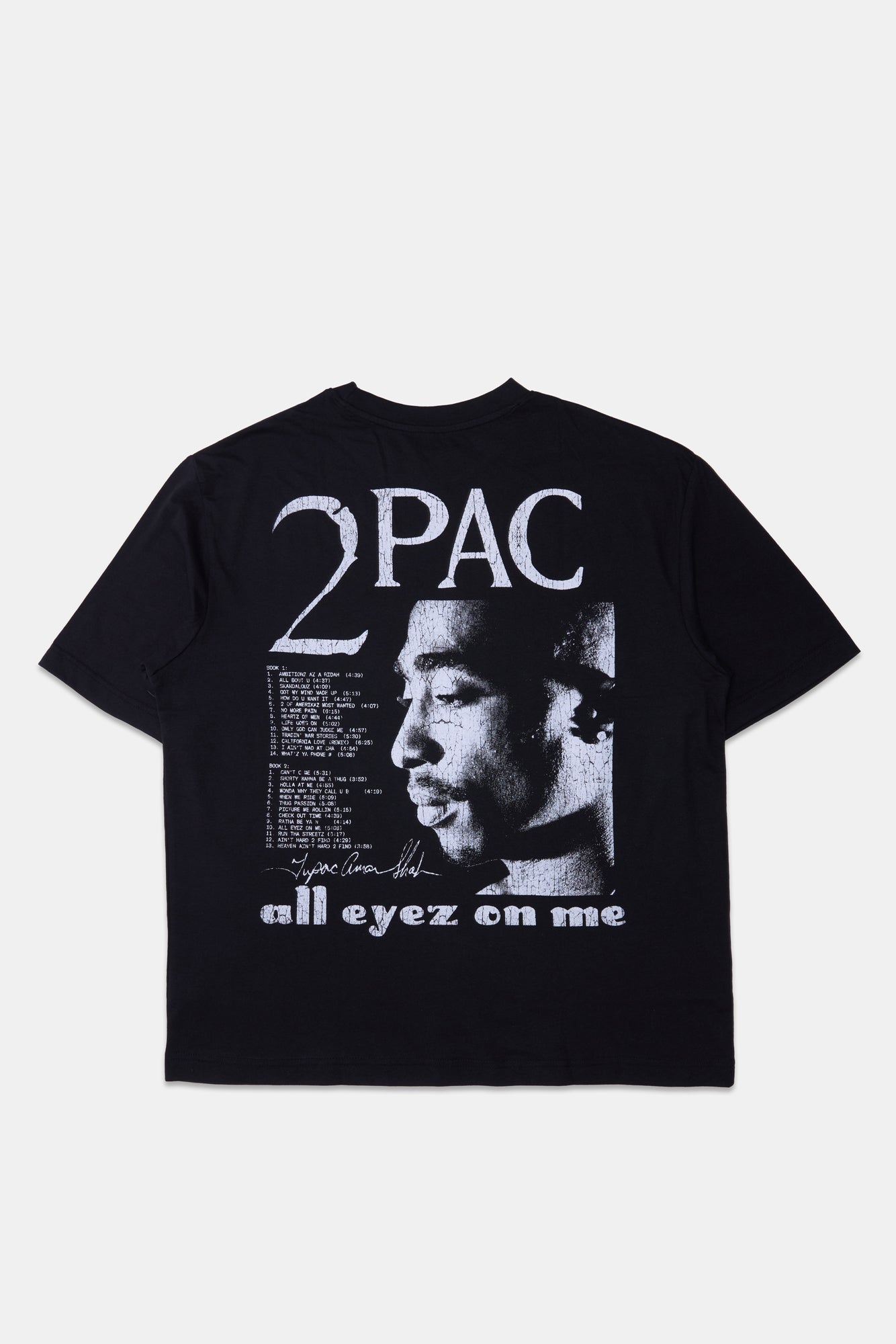 T*o様 2PAC Mens 2Pac All Eyez On Me Oversized T-Shirt – West49