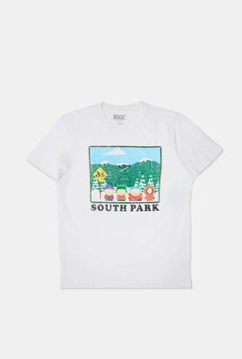 Mens South Park Bus Stop T-Shirt