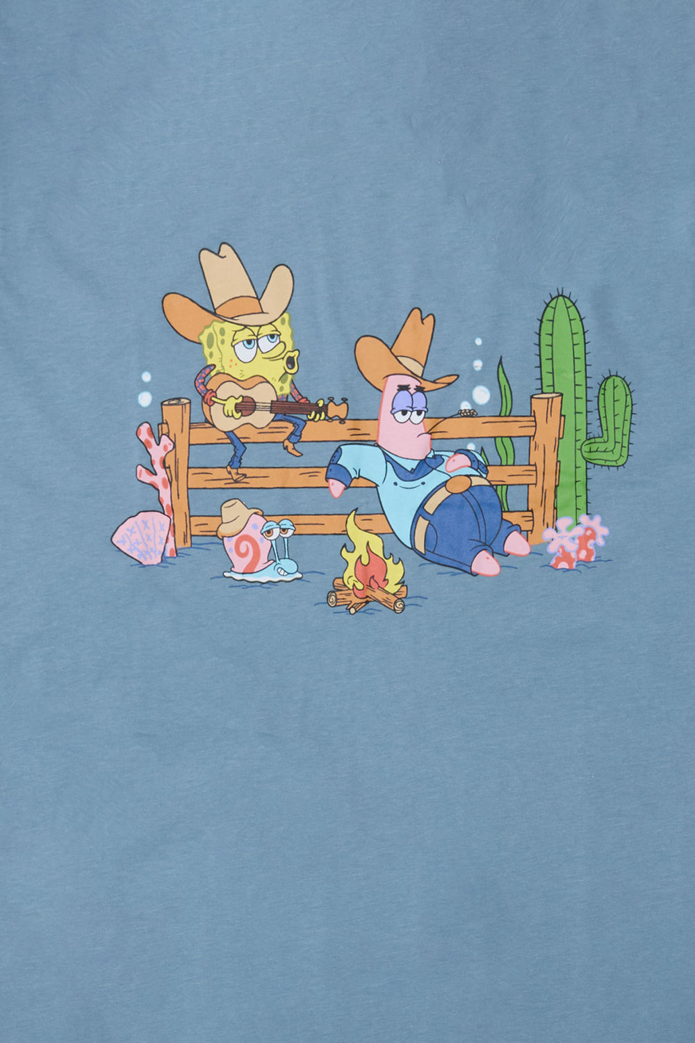 Mens SpongeBob Cowboys T-Shirt Mens SpongeBob Cowboys T-Shirt