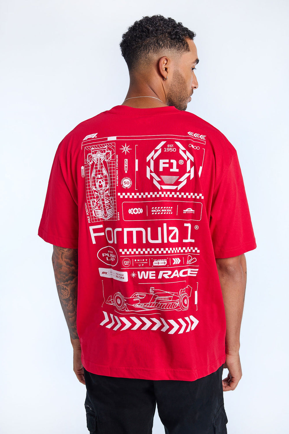 Mens Formula 1 Grand Prix Graphic T-Shirt Mens Formula 1 Grand Prix Graphic T-Shirt