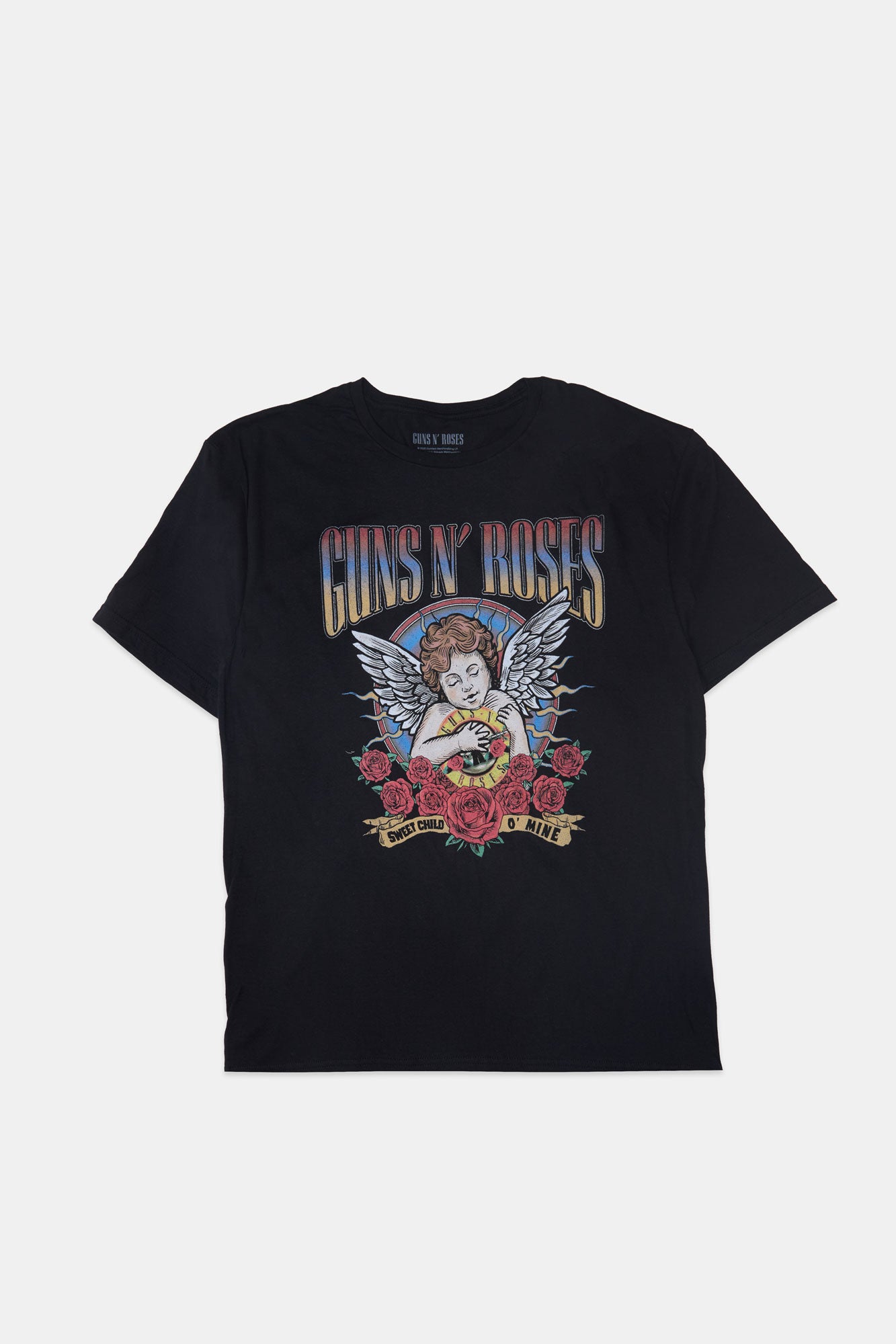 Mens Guns N' Roses Sweet Child O' Mine T-Shirt - Black /