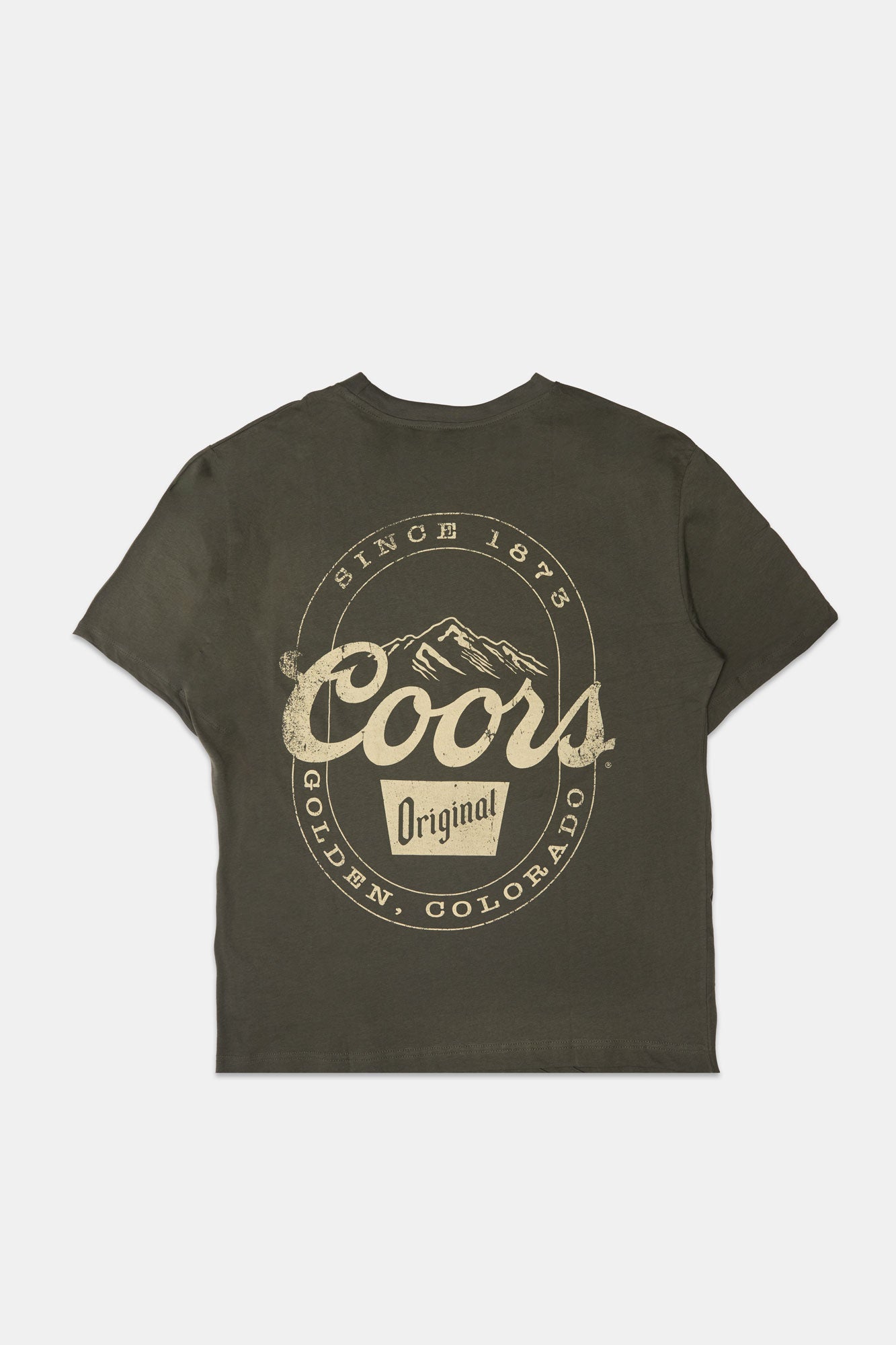 Mens Coors Colorado Graphic T-Shirt - Dark Green /