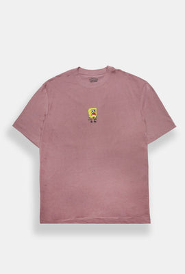 SpongeBob Embroidered Graphic Oversized Tee