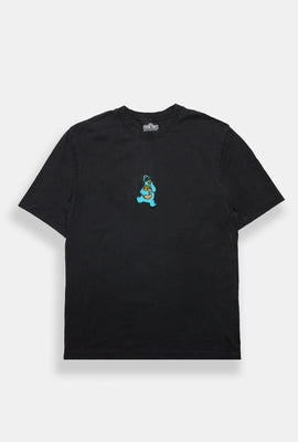 T-shirt surdimensionné brodé Cookie Monster
