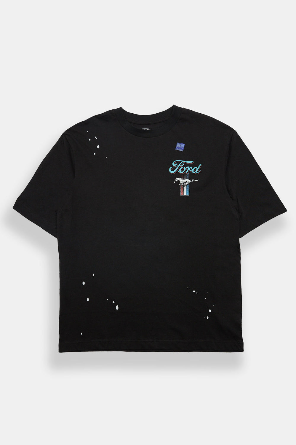 Ford Mustang Splatter Graphic Oversized Tee Ford Mustang Splatter Graphic Oversized Tee