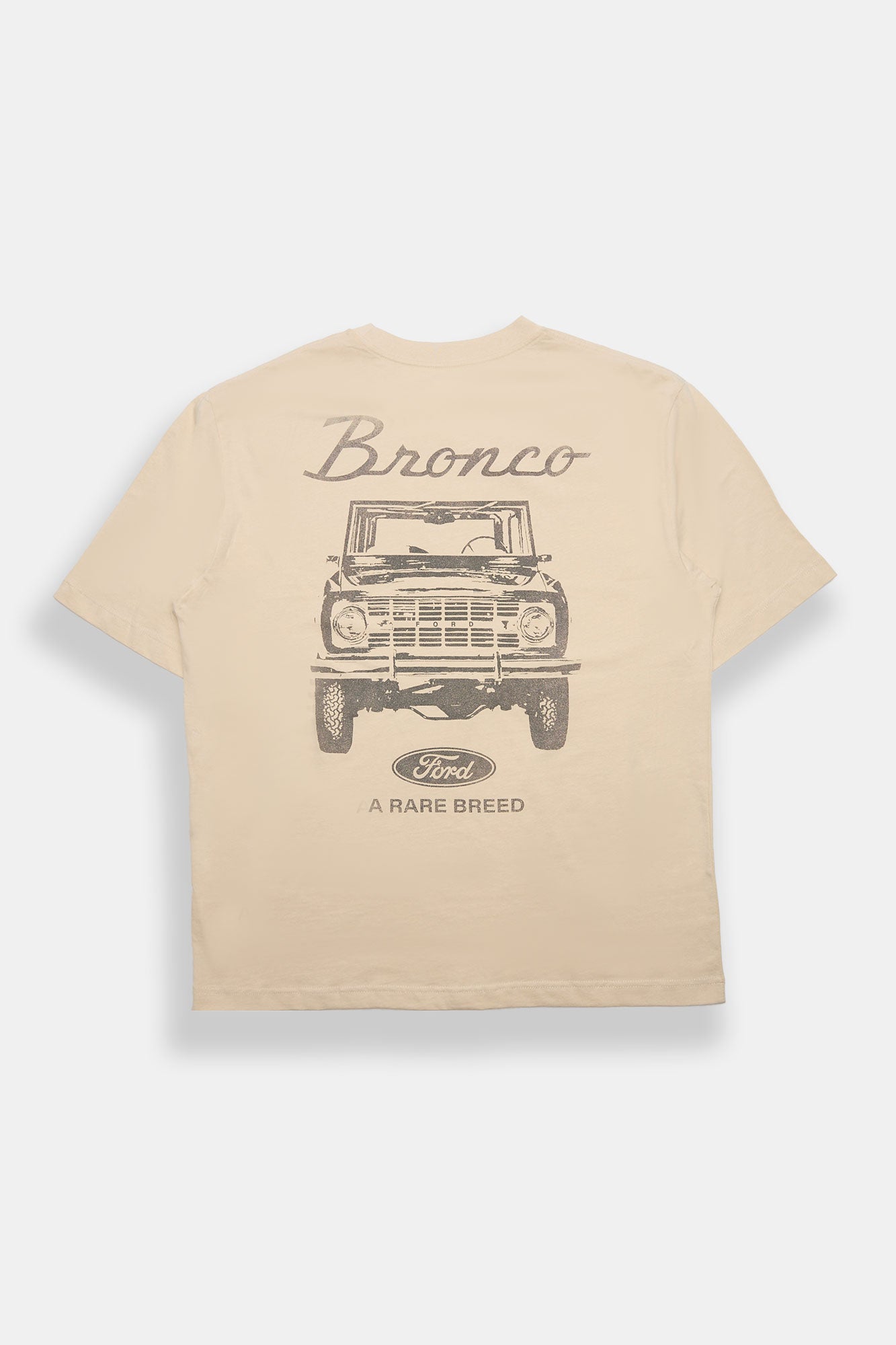 Ford Bronco Graphic Oversized Tee - Oatmeal /