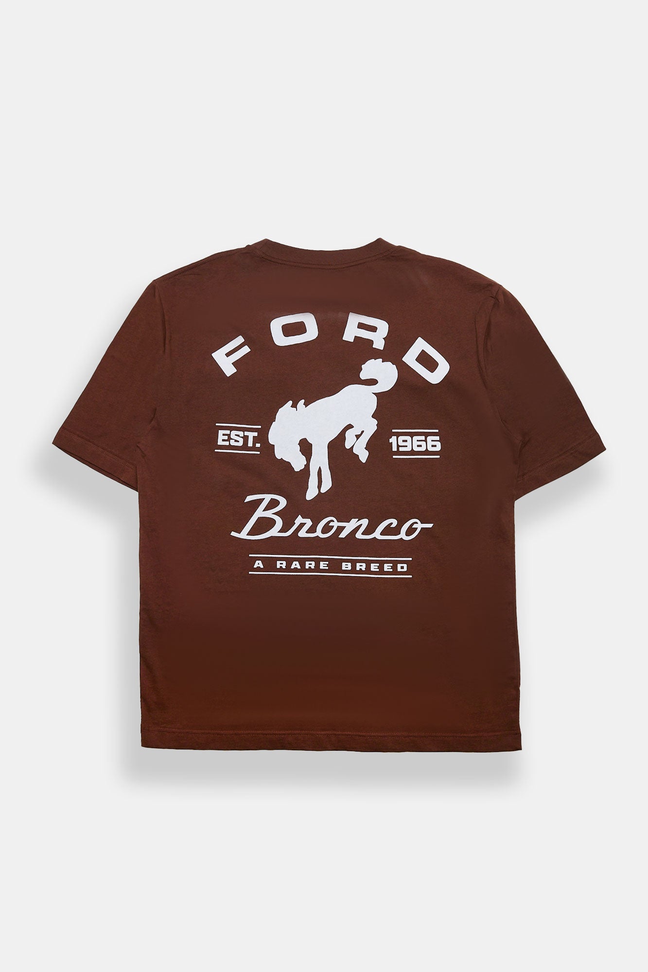 Ford Bronco Est. 1966 Graphic Oversized Tee - Brown /