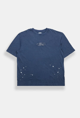 T-shirt surdimensionné logo Ford brodé