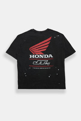 T-shirt surdimensionné imprimé Honda JT Racing