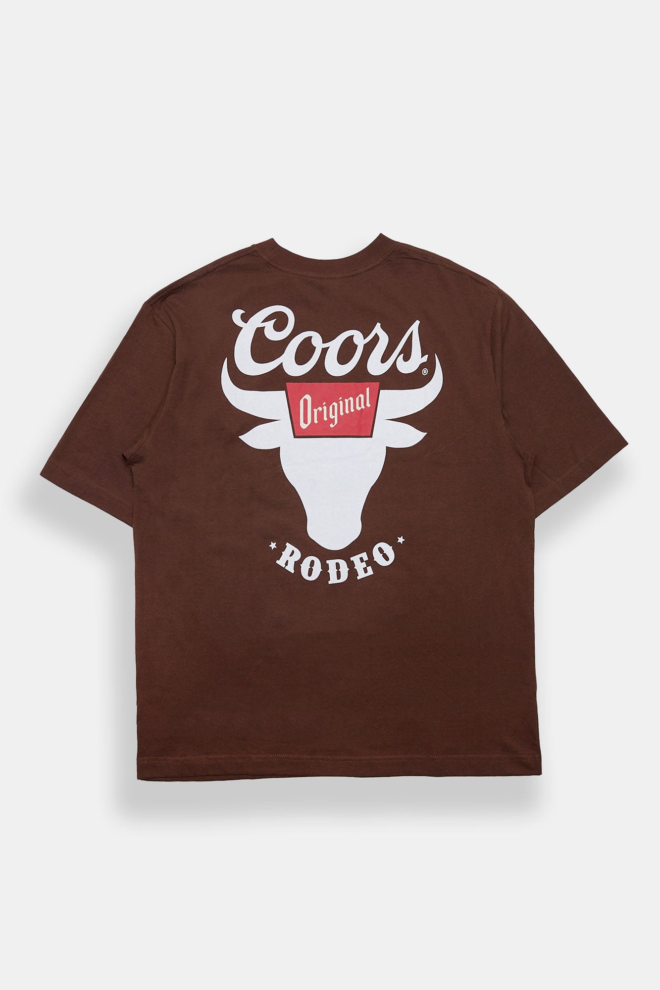 Coors Rodeo Graphic Oversized Tee - Brown /
