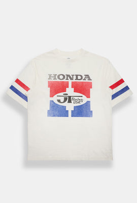 T-shirt surdimensionné imprimé Honda JT Racing
