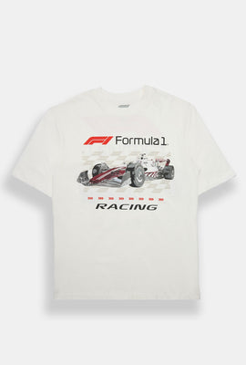 T-shirt surdimensionné imprimé Formula 1 Racing Division