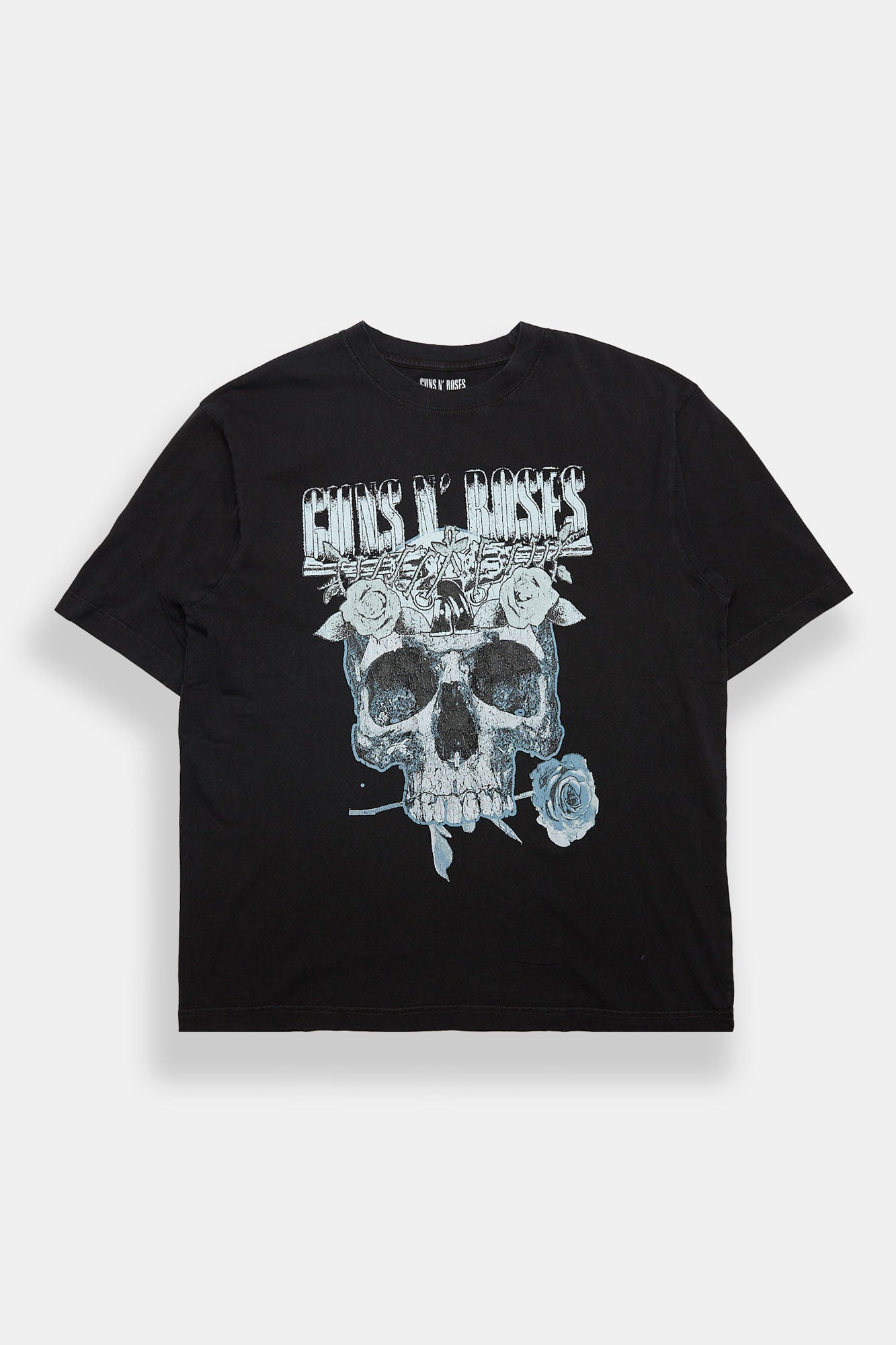 Guns N' Roses US Tour 1991 Graphic Oversized Tee - Black /