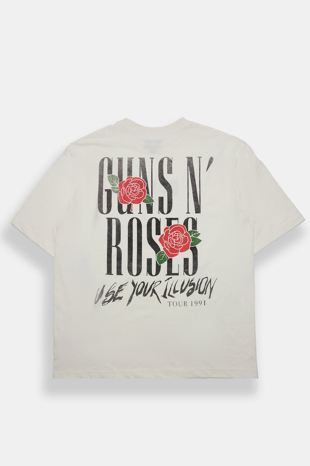 T-shirt surdimensionné imprimé Guns N' Roses Use Your Illusion Tour 1991 T-shirt surdimensionné imprimé Guns N' Roses Use Your Illusion Tour 1991