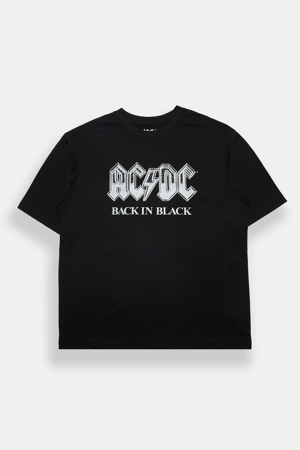AC/DC Back In Black Graphic Oversized Tee AC/DC Back In Black Graphic Oversized Tee