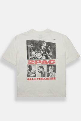 T-shirt surdimensionné imprimé 2Pac All Eyes On Me