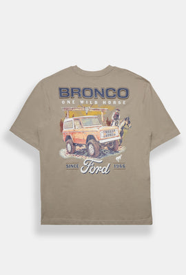 T-shirt surdimensionné imprimé Ford Bronco One Wild Horse