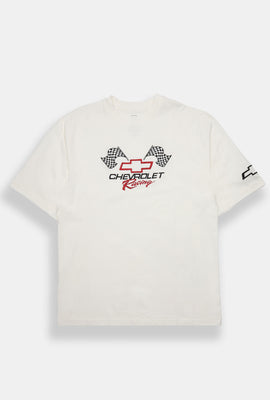 Chevrolet Racing Embroidered Oversized Graphic Tee