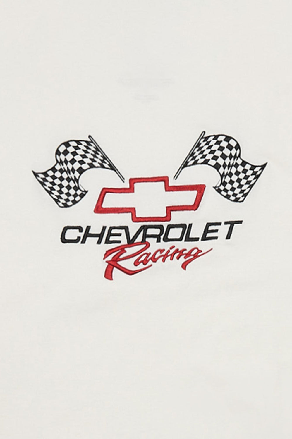 Chevrolet Racing Embroidered Oversized Graphic Tee Chevrolet Racing Embroidered Oversized Graphic Tee