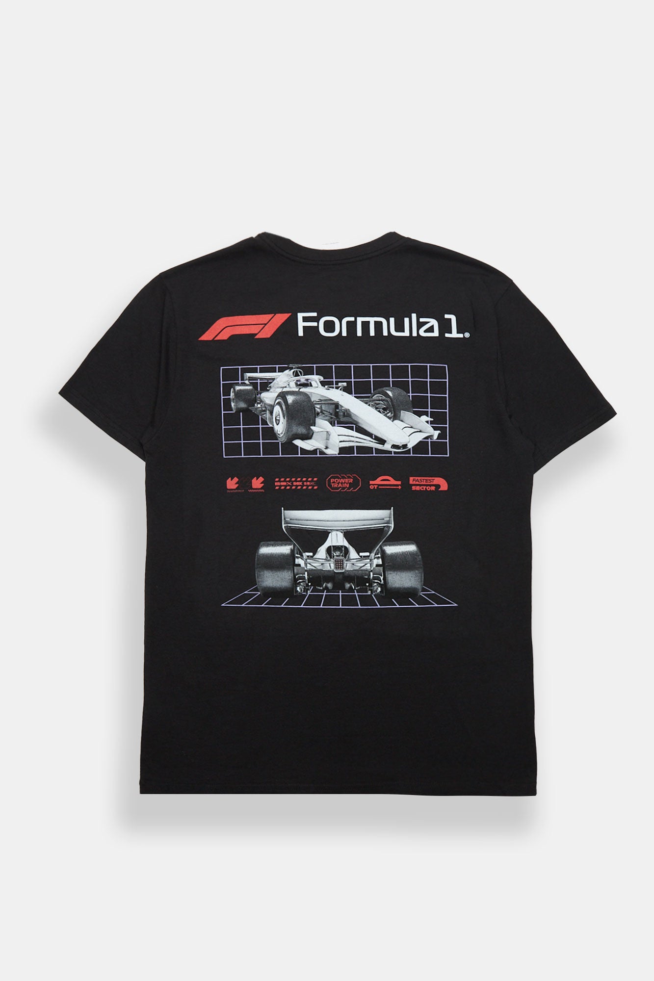 Formula 1 Car Views Graphic Tee - Black /