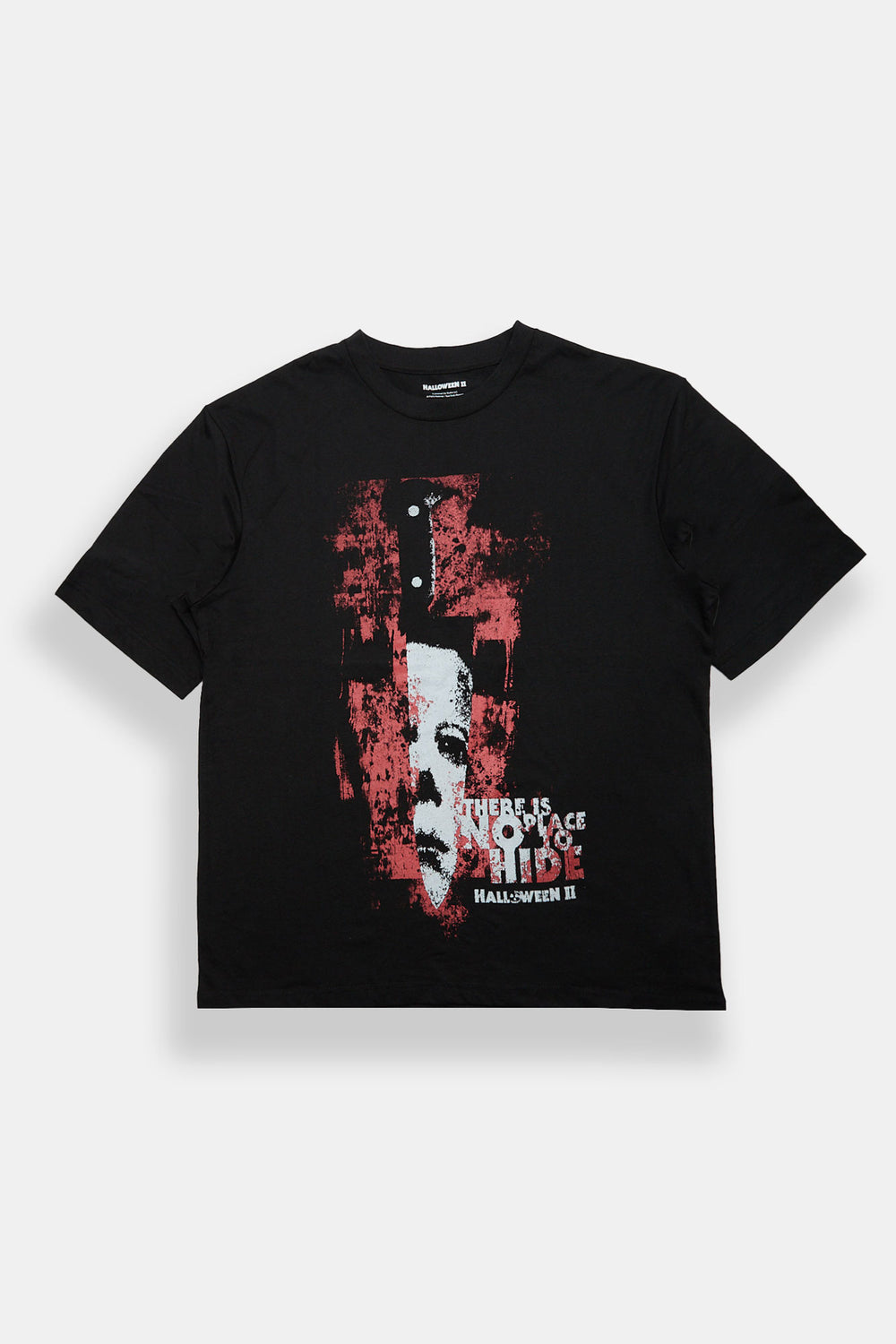 Halloween II No Place To Hide Graphic Oversized T-Shirt Halloween II No Place To Hide Graphic Oversized T-Shirt