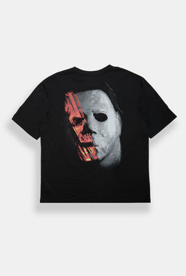 Halloween II No Place To Hide Graphic Oversized T-Shirt