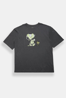 Peanuts Snoopy & Woodstock Mummy Graphic Oversized T-Shirt