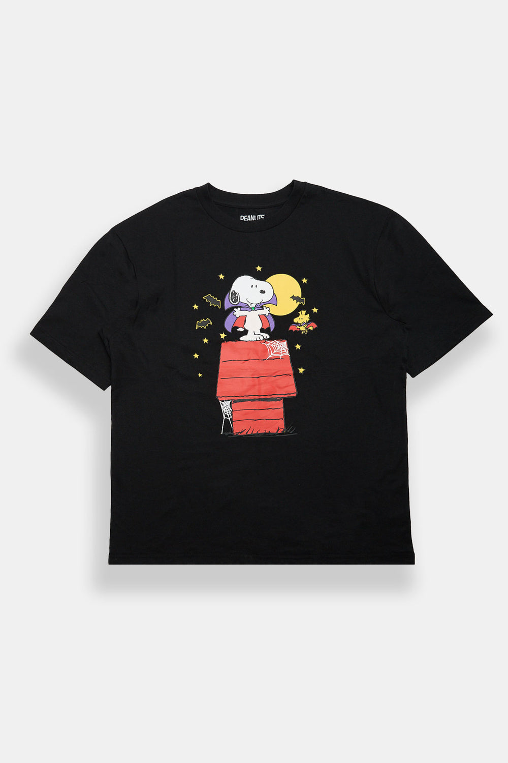 T-shirt surdimensionné imprimé vampire Peanuts Snoopy et Woodstock T-shirt surdimensionné imprimé vampire Peanuts Snoopy et Woodstock