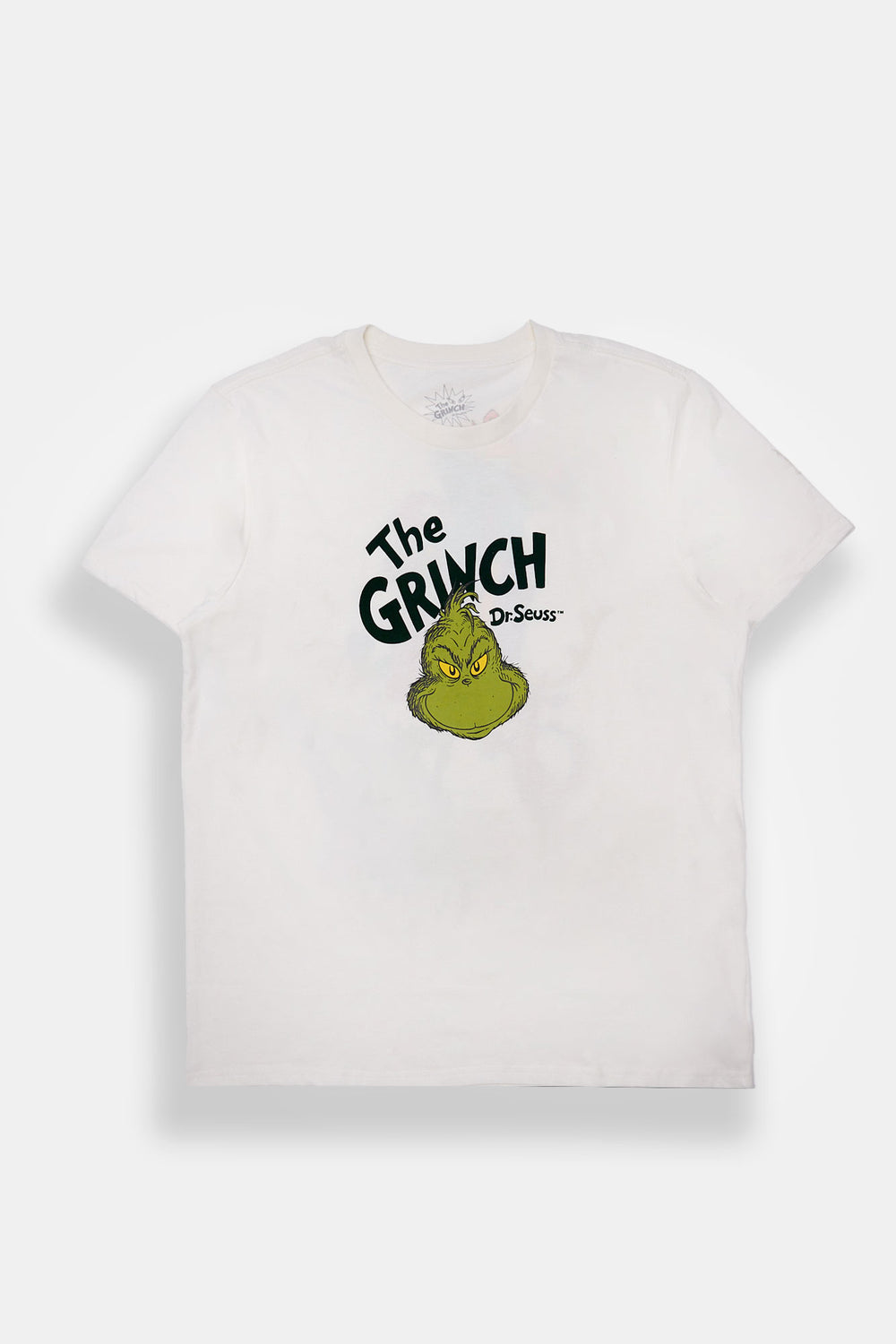 Mens The Grinch Stole Christmas Flocked Graphic T-Shirt Mens The Grinch Stole Christmas Flocked Graphic T-Shirt