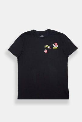 Mens The Grinch Graphic Pocket T-Shirt